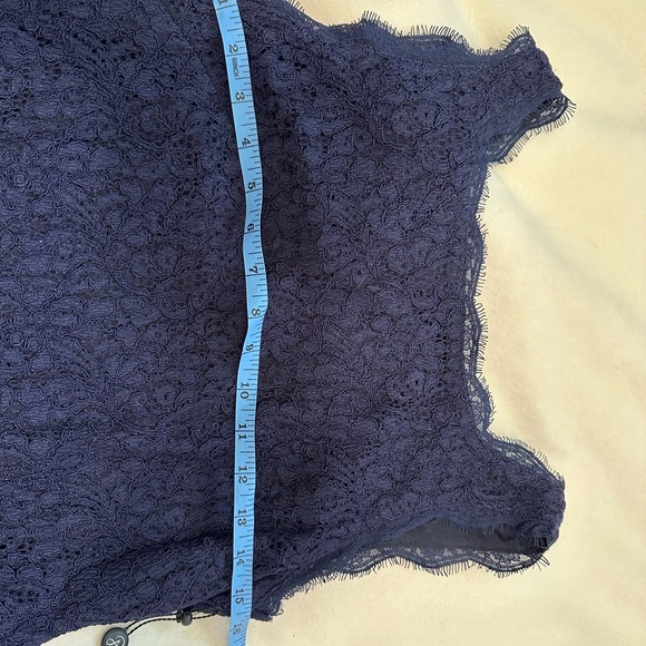 Adrianna Papell Navy lace sleeveless dress NWT - Picture 6 of 7